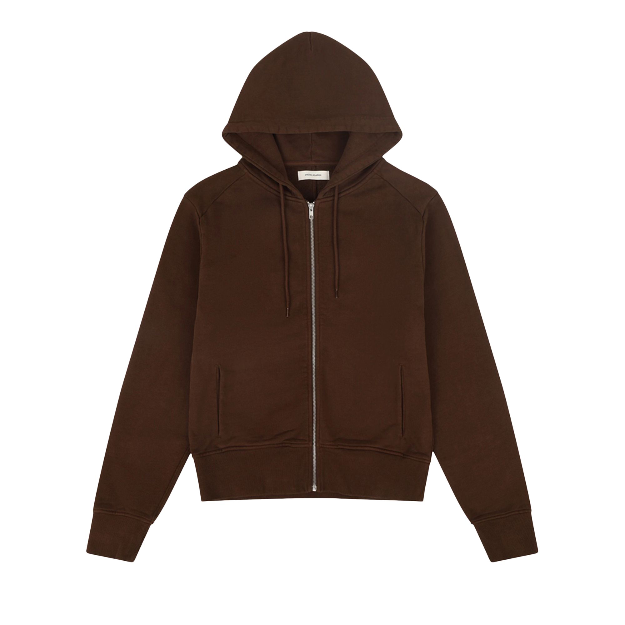 Pre-owned Entire Studios Slim Zip Up 'brunette' | Brown | Men's Size Xl