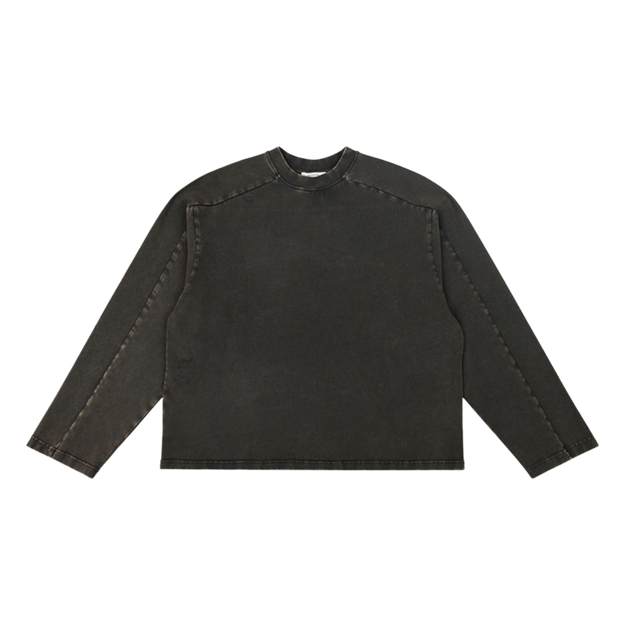 Pre-owned Entire Studios Heavy Long-sleeve 'washed Black' | Men's Size Xxl