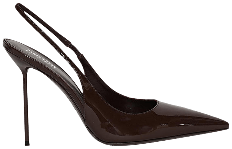 Paris Texas Wmns Lidia Slingback Heel Ebano