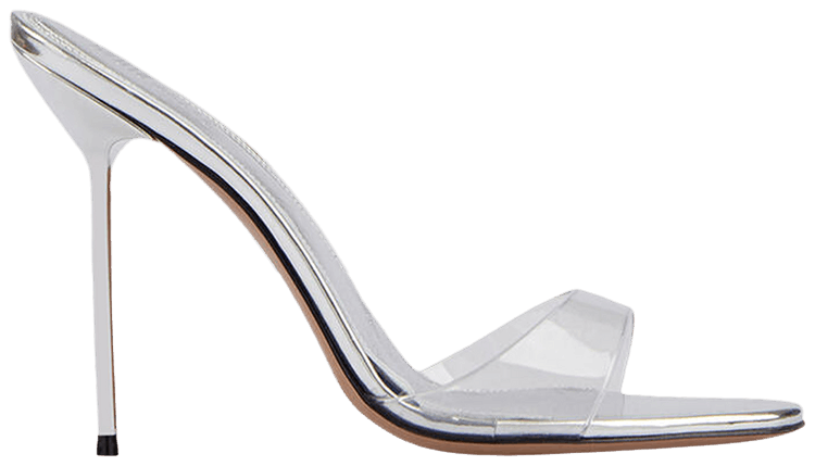 Paris Texas Wmns Lidia Mule Silver
