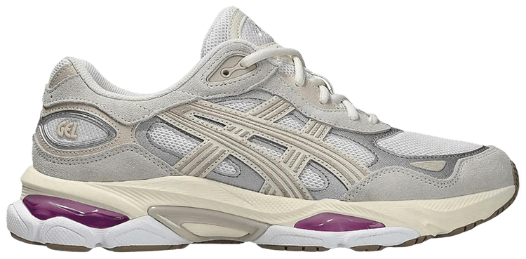 ASICS Gel NYC 20 White Cream Purple