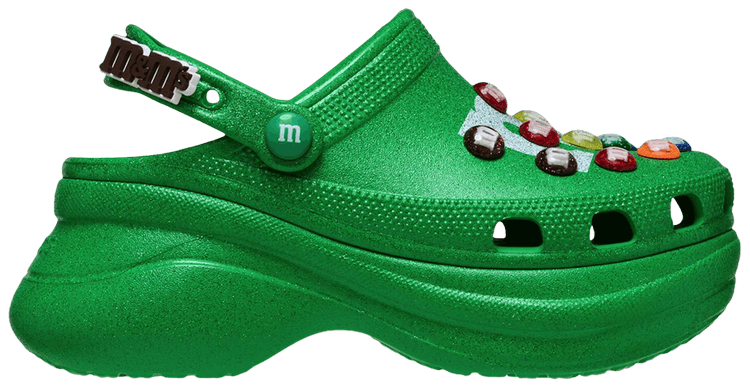 MMS x Crocs Wmns Classic Bae Clog Green Glitter