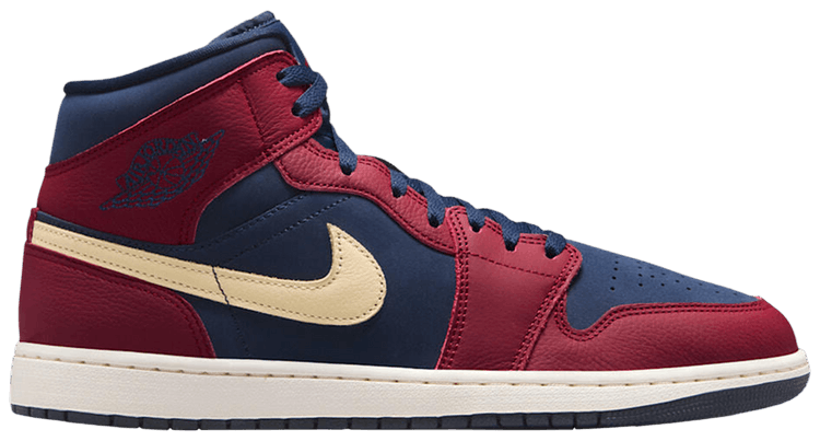 Air Jordan 1 Mid SE Team Red Obsidian