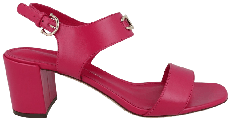 Ferragamo Wmns Cayla Leather Sandal Red