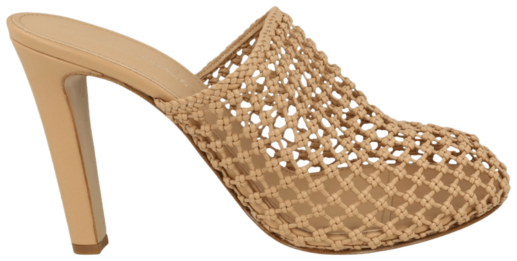 Ferragamo Wmns Ellas X5 Caged Mule Bone