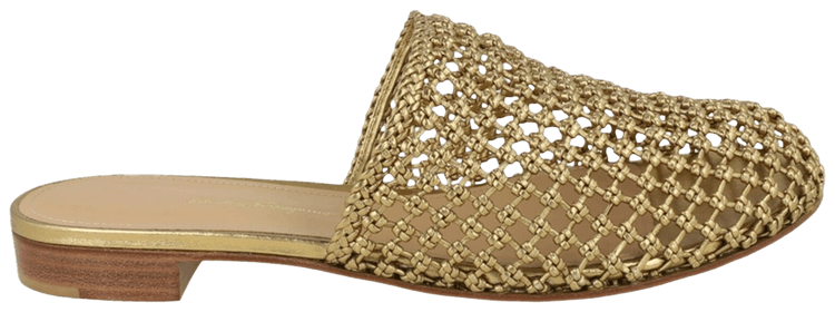 Ferragamo Wmns Ellas Caged Mule Black