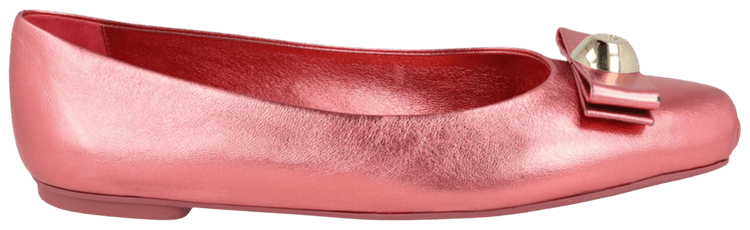 Ferragamo Wmns Pina Ballet Flat Dark Pink