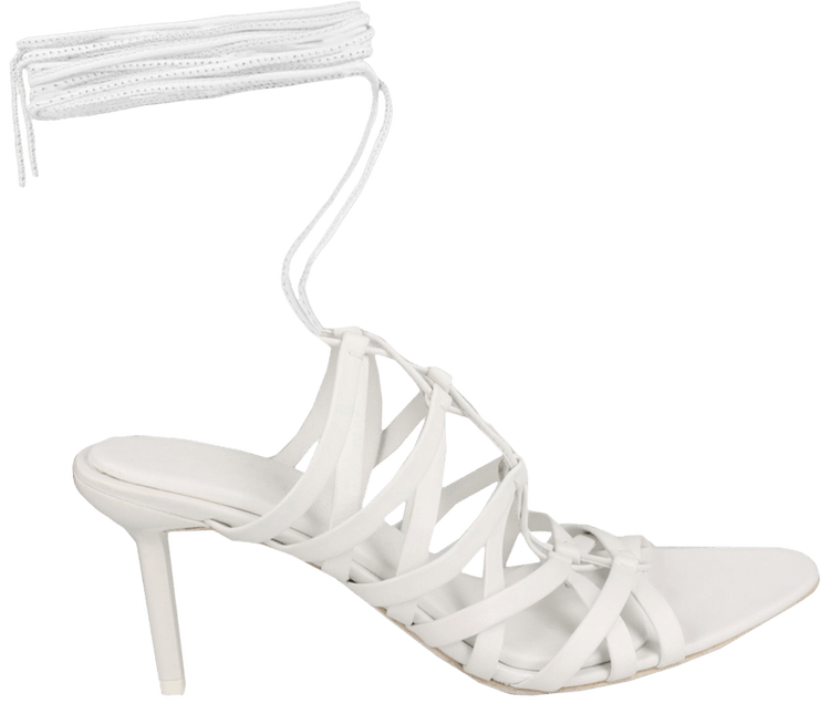 Ferragamo Wmns Atik Ankle Strap Sandal White