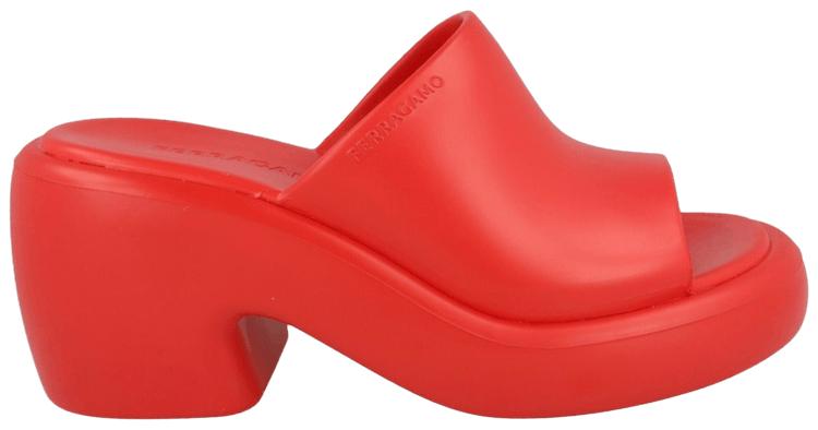 Ferragamo Wmns Deva Sandal Red