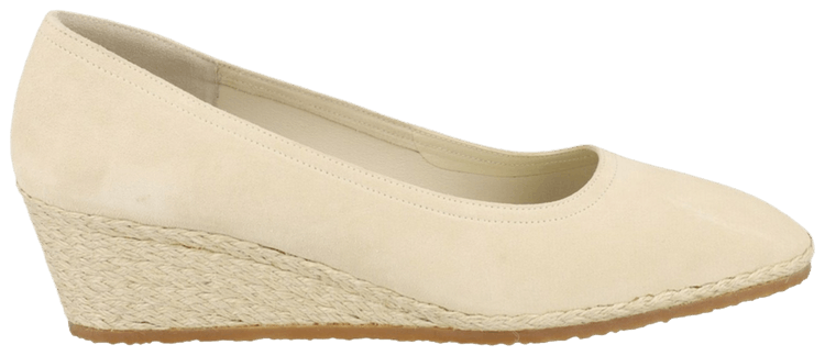 Ferragamo Wmns Campy Espadrille Wedge Bone