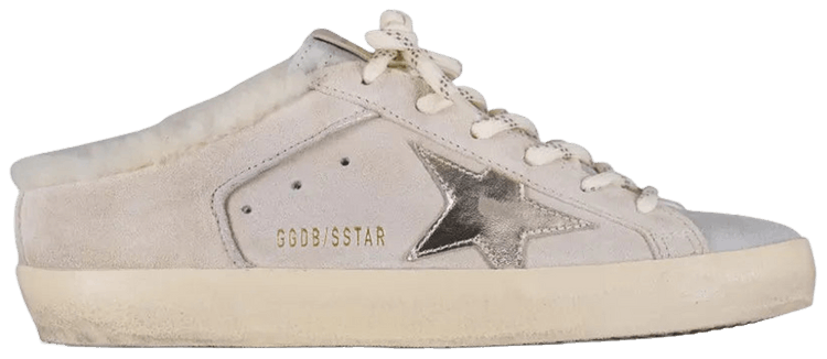 Golden Goose Wmns Superstar Sabot Seedpearl Platinum