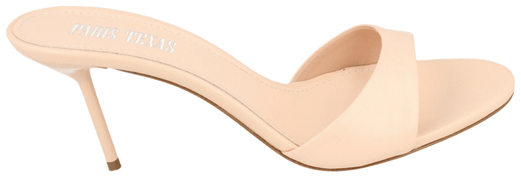 Paris Texas Wmns Lidia Leather Mule Powder
