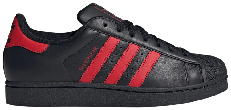 adidas Superstar 2 Core Black Better Scarlet
