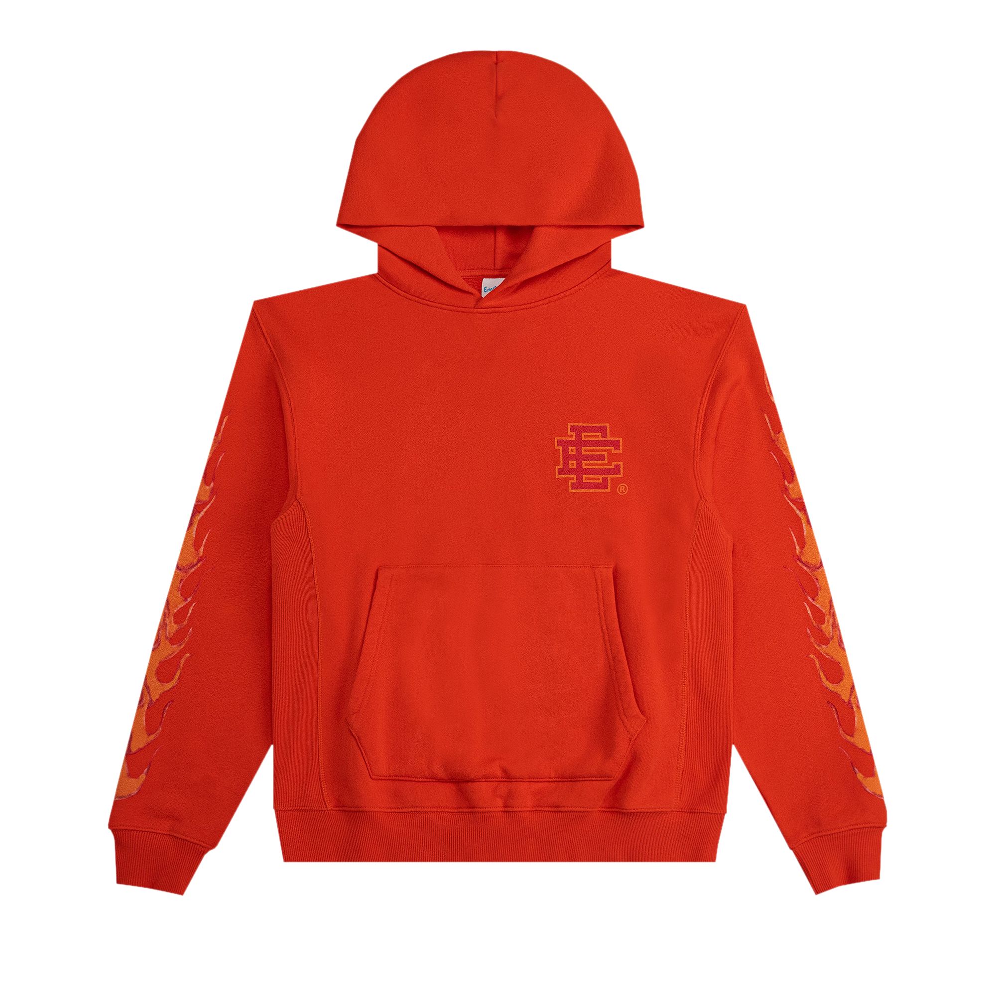 Pre-owned Eric Emanuel Ee Basic Hoodie 'red' | Men's Size Xl
