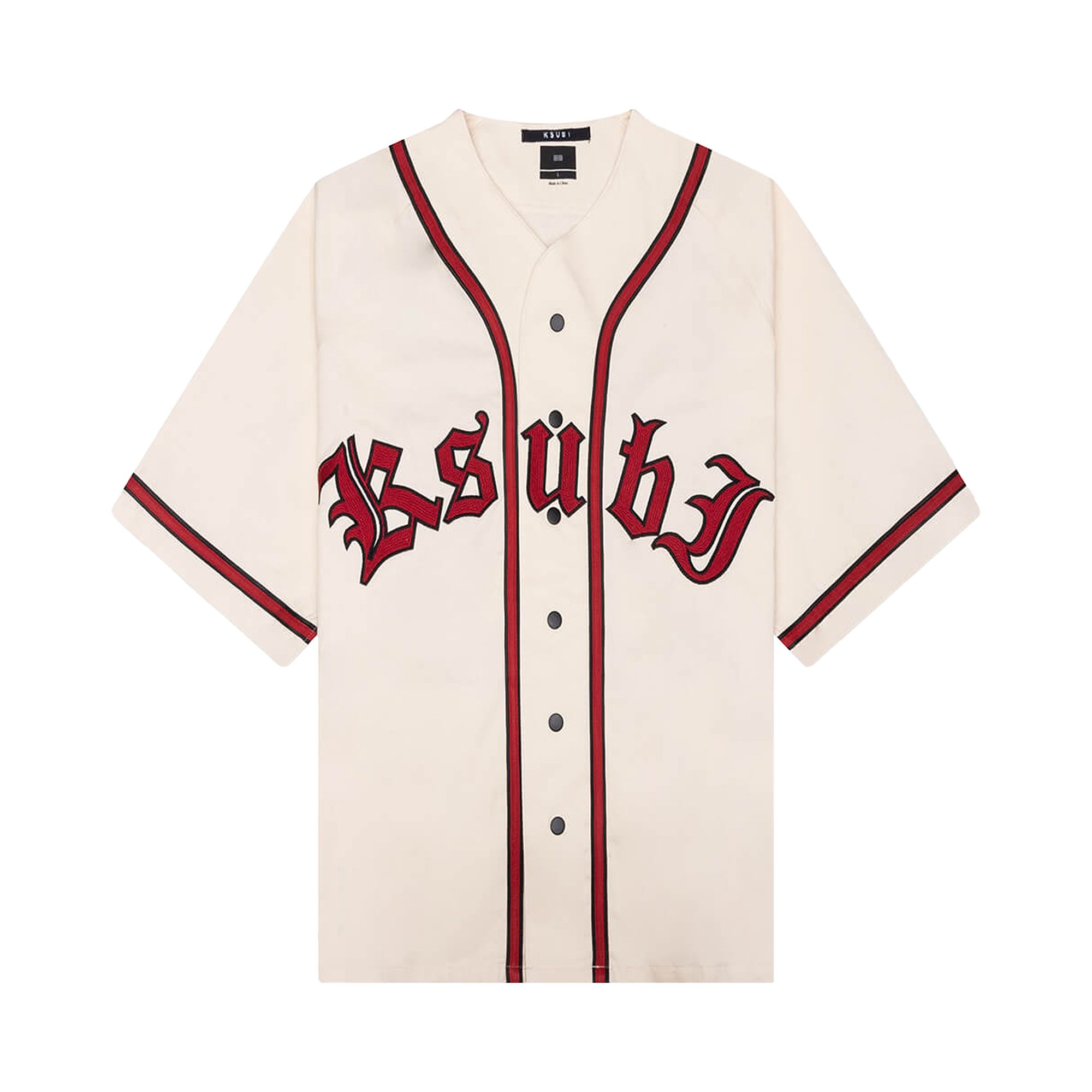 Pre-owned Ksubi Kball Baseball Jersey 'desert' | Brown | Men's Size S
