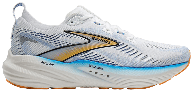 Brooks Glycerin 22 White Cobalt Orange