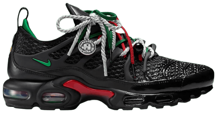 Homecoming x Nike Air Max Plus Black University Red Court Green