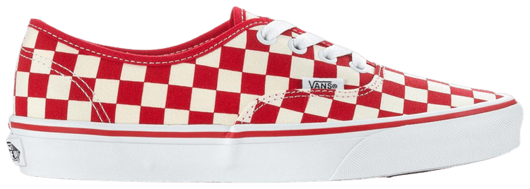 Vans Authentic Checkerboard Red