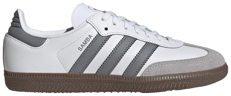 adidas Samba OG Big Kid Cloud White Grey