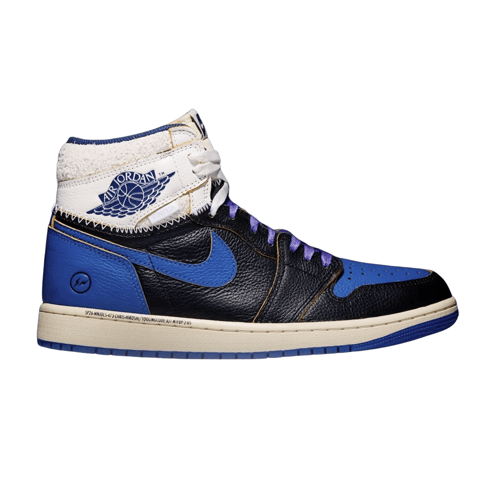 jordan 1 game royal fragment custom