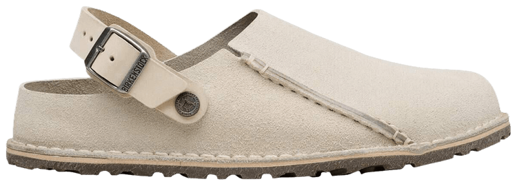 Birkenstock Lutry Suede Sandal Oyster
