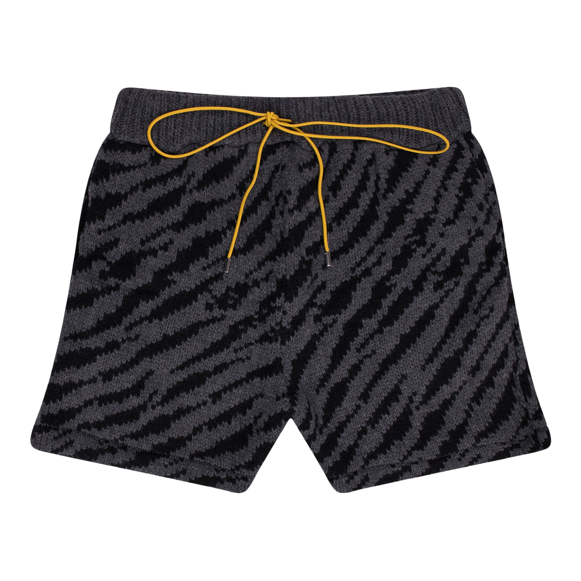 Pre-owned Rhude Zebra Knit Shorts 'black' | Men's Size S