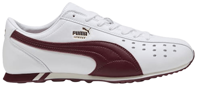 Puma Sprint White Eggplant
