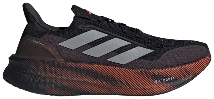 adidas Ultraboost 5X Core Black Silver Metallic Lucid Orange