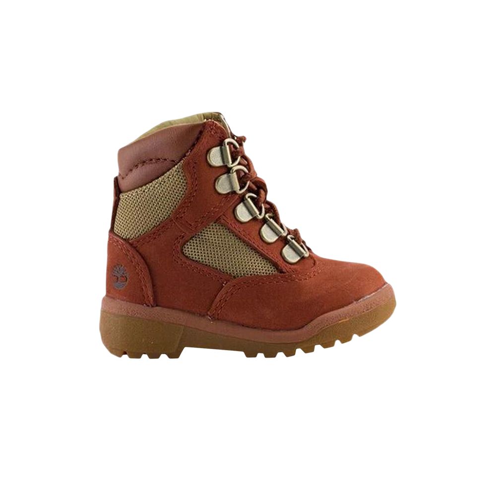 Pre-owned Timberland Field Boot Toddler 'rust' | Red | Infant Size 9