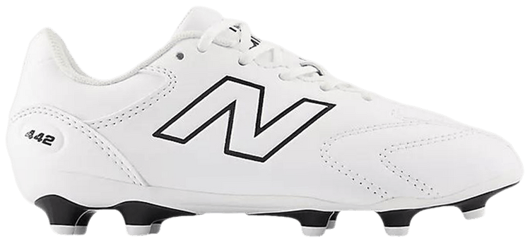 New Balance 442 Team FG V3 Big Kid White Black