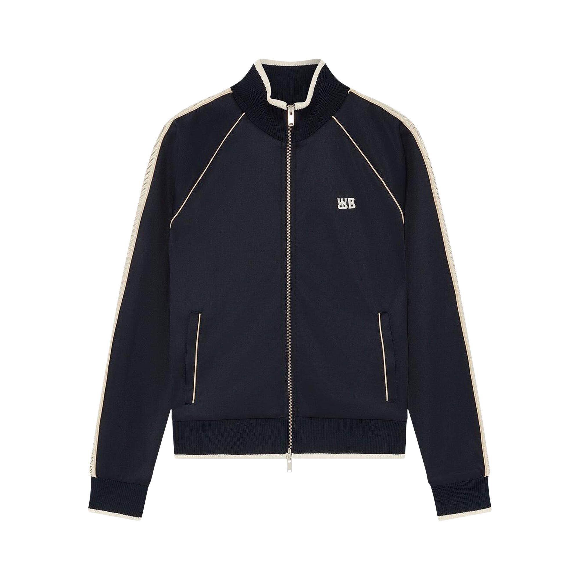 Pre-owned Wales Bonner Motion Track Top 'navy/ivory' | Blue | Men's Size L