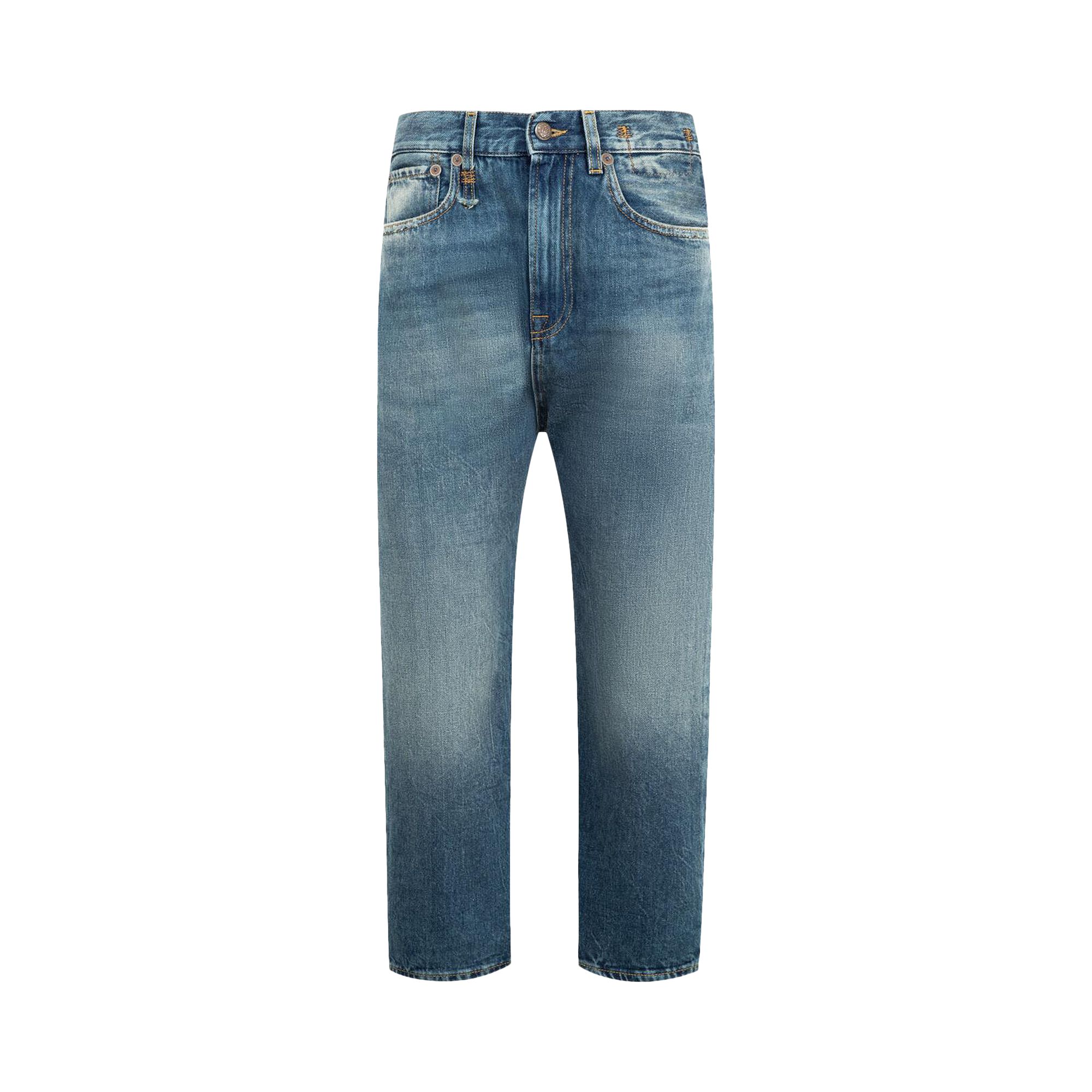Pre-owned R13 Tailored Drop Jean 'kellen Blue' | Women's Size 26