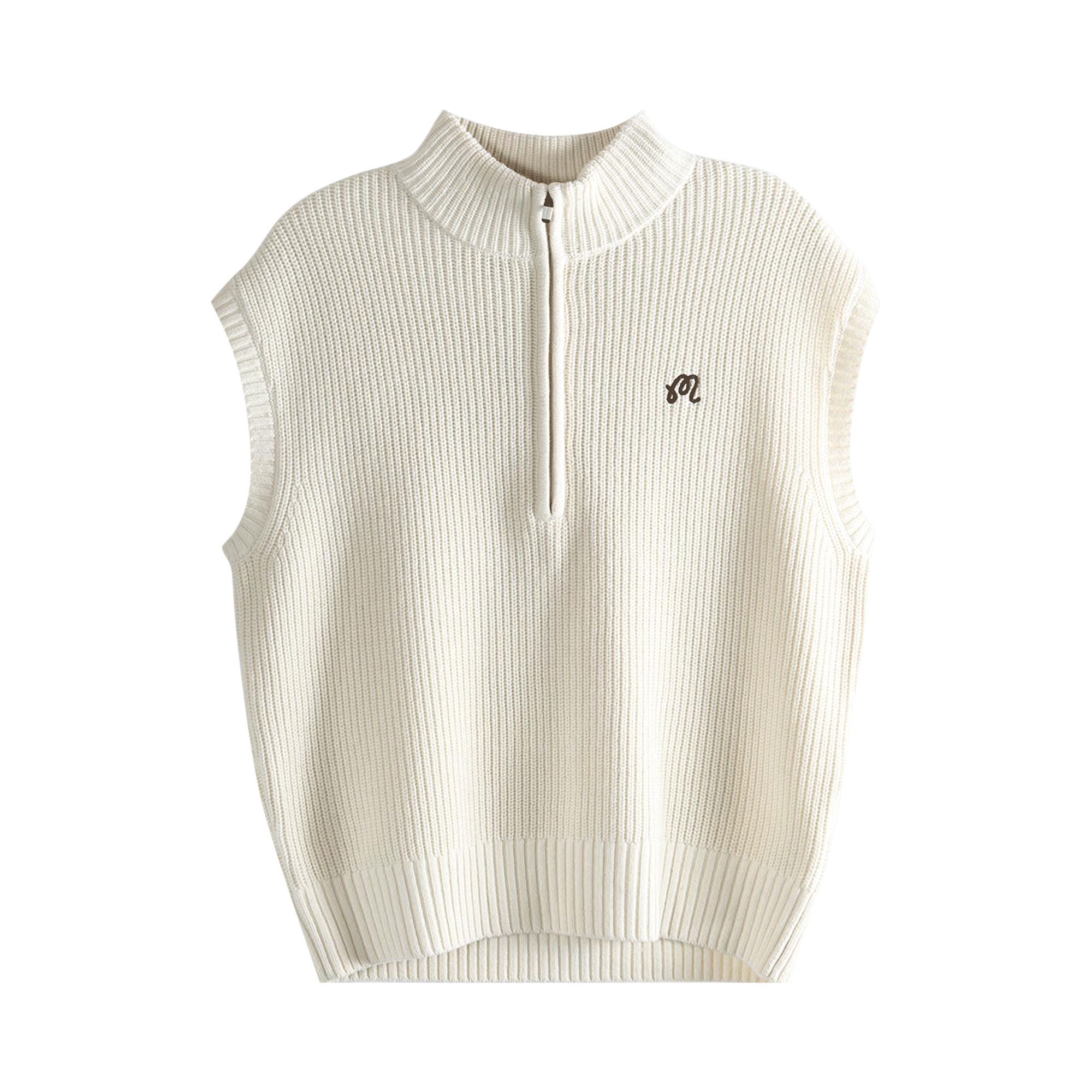 Pre-owned Malbon Iva Sweater Vest 'cream' | Women's Size Xs In White