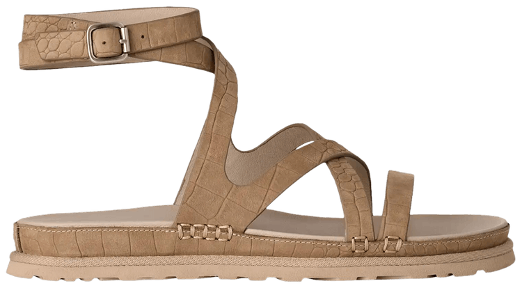 UGG Wmns GoldenGaze Embossed Ankle Wrap Mustard Seed