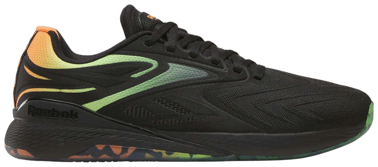 Reebok Nano X5 Edge Black Arena Orange Digital Lime