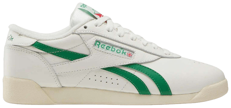 Reebok Wmns Freestyle Lo Chalk Glen Green Paper White