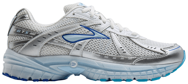 Brooks Adrenaline GTS 10 White Dazzling Blue Breeze