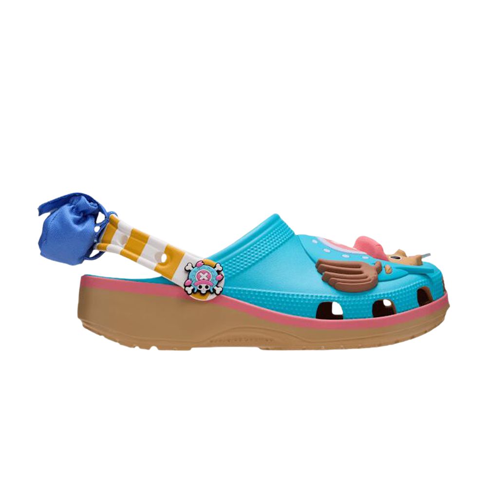 Pre-owned Crocs One Piece X  Classic Clog Kids 'chopper' | Blue | Kid's Size 1.5