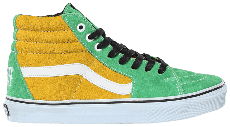 Pearl Jam x Vans Sk8 Hi Green Yellow