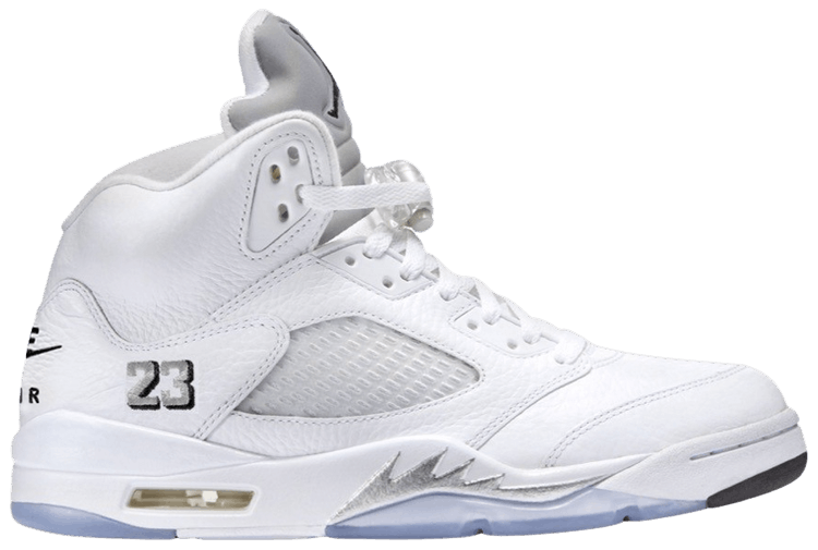 Air Jordan 5 Retro White Metallic 2026