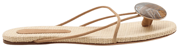 Christopher Esber Wmns Doma Stoned Flat Natural