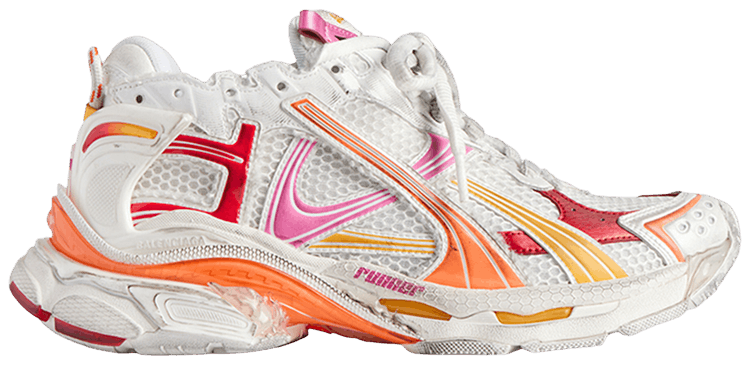Balenciaga Runner White Orange Pink