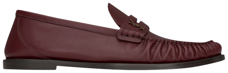 Saint Laurent Wmns Laurent Loafer Vendome Red