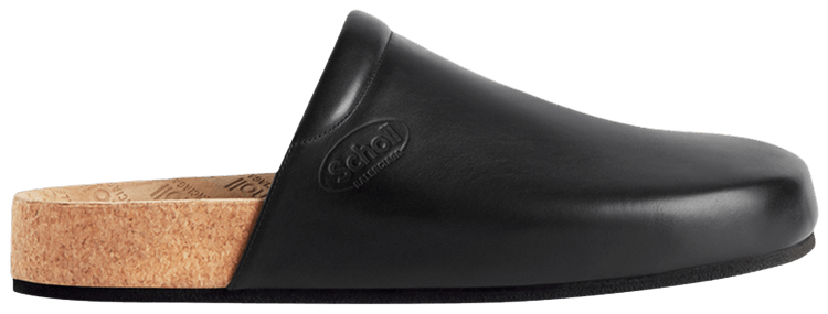 Scholl x Balenciaga Mule Flat Black