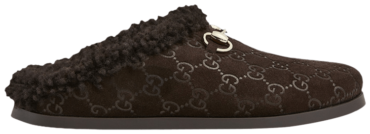 Gucci Wmns Horsebit Mule Dark Brown
