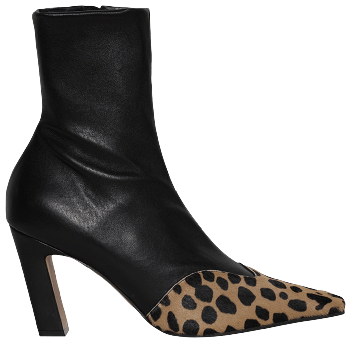 Khaite Wmns Nevada Ankle Stretch Boot Camel Black