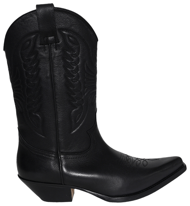 MM6 Maison Margiela Pelle Vitalo Texas Boot Black