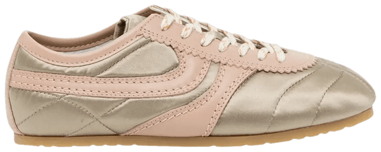 Dries Van Noten Wmns Leather Trimmed Sneaker Grey