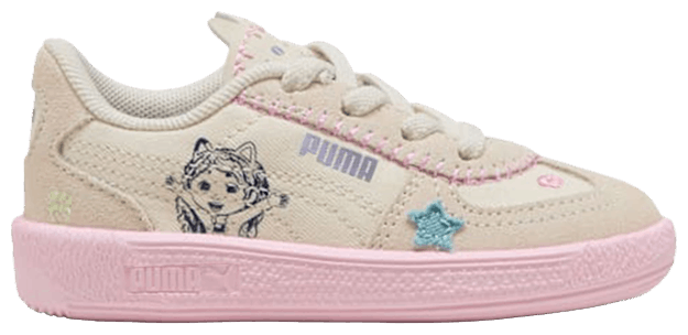 Gabbys Dollhouse x Puma Palermo Toddler Alpine Snow Pearl Pink