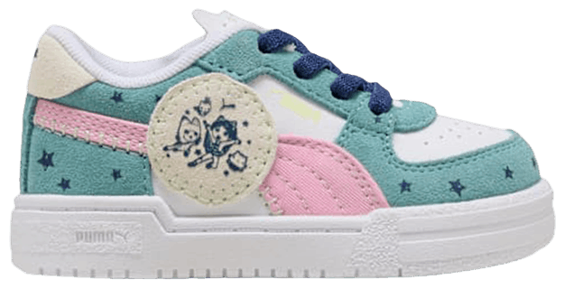 Gabbys Dollhouse x Puma Ca Pro Toddler White Pink Shimmer